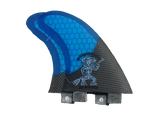 Honeycomb/Carbon fin set